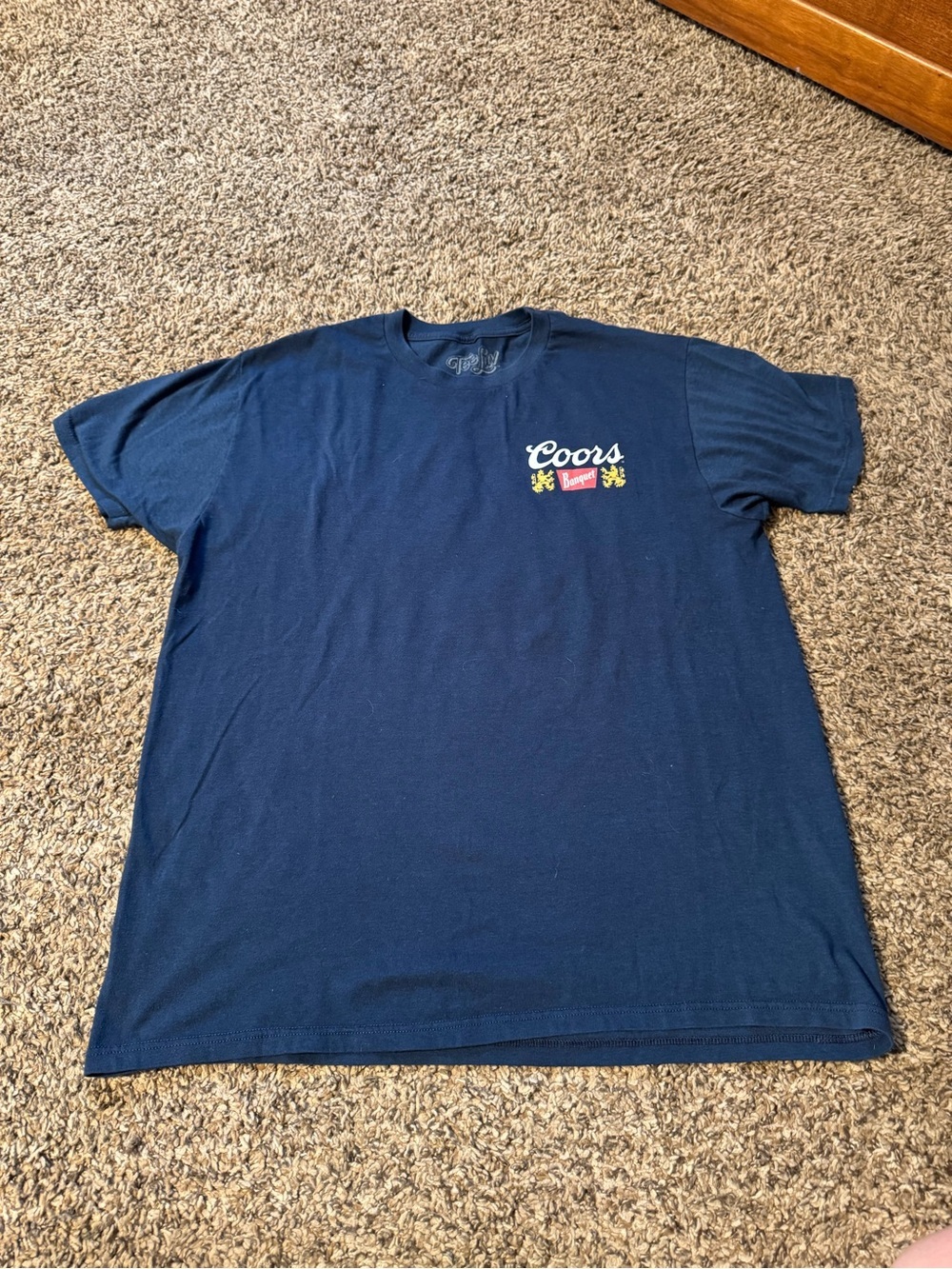 Coors Navy Short Sleeve Logo Tee